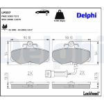 Delphi LP557 Bremsbelagsatz, Scheibenbremse Delphi LP557 Bremsbelagsatz, Scheibenbremse