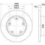 Bremsscheibe 8DD 355 122-781