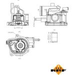 Thermostat, Kühlmittel 725153 Thermostat, Kühlmittel 725153