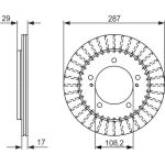 Bremsscheibe 0 986 479 486 Bremsscheibe 0 986 479 486