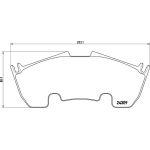 Brembo P 50 079 Bremsbelagsatz, Scheibenbremse PRIME LINE Brembo P 50 079 Bremsbelagsatz, Scheibenbremse PRIME LINE