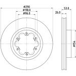 Bremsscheibe 8DD 355 118-481