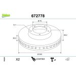Bremsscheibe 672778 Bremsscheibe 672778