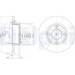 Delphi BG2752 Bremsscheibe