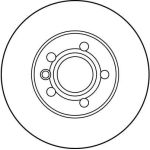 Bremsscheibe DF2809 Bremsscheibe DF2809