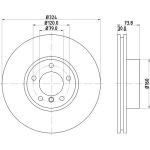 Bremsscheibe 8DD 355 127-621 Bremsscheibe 8DD 355 127-621