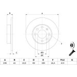 BOSCH 0 986 479 B20 Bremsscheibe
