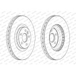 Ferodo DDF2632C-1 Bremsscheibe PREMIER
