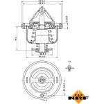 Thermostat, Kühlmittel 725108