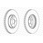 Ferodo DDF1680C-1 Bremsscheibe PREMIER Ferodo DDF1680C-1 Bremsscheibe PREMIER