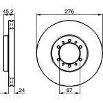Bremsscheibe 0 986 478 844 Bremsscheibe 0 986 478 844