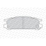 Ferodo FDB790 Bremsbelagsatz, Scheibenbremse PREMIER ECO FRICTION Ferodo FDB790 Bremsbelagsatz, Scheibenbremse PREMIER ECO FRICTION