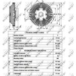 Kupplung, Kühlerlüfter 49527 Kupplung, Kühlerlüfter 49527