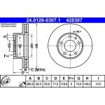 Bremsscheibe 24.0128-0307.1