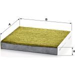MANN-FILTER FP 1919 Innenraumfilter FreciousPlus Aktivkohlefilter mit Polyphenol, antibakteriell, Feinstaubfilter (PM 2.5) MANN-FILTER FP 1919 Innenraumfilter FreciousPlus Aktivkohlefilter mit Polyphenol, antibakteriell, Feinstaubfilter (PM 2.5)