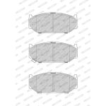 Bremsbelagsatz, Scheibenbremse FDB4705 Bremsbelagsatz, Scheibenbremse FDB4705