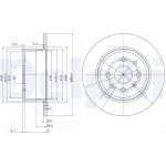 Delphi BG2637 Bremsscheibe Delphi BG2637 Bremsscheibe