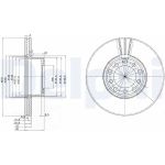 Delphi BG2306 Bremsscheibe Delphi BG2306 Bremsscheibe