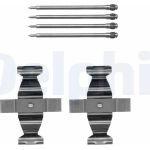 Delphi LX0546 Zubehörsatz, Scheibenbremsbelag Delphi LX0546 Zubehörsatz, Scheibenbremsbelag