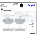 Delphi LP566 Bremsbelagsatz, Scheibenbremse Delphi LP566 Bremsbelagsatz, Scheibenbremse