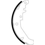 Hella 8DB 355 002-741 Bremsbackensatz Hella 8DB 355 002-741 Bremsbackensatz