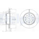 Delphi BG3029 Bremsscheibe Delphi BG3029 Bremsscheibe