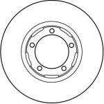 TRW DF2609 Bremsscheibe