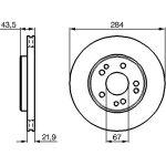 Bremsscheibe 0 986 478 186 Bremsscheibe 0 986 478 186