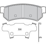 Valeo 601343 Bremsbelagsatz, Scheibenbremse