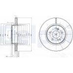 Delphi BG2776 Bremsscheibe