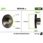Bremsscheibe 187048