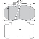 Valeo 601316 Bremsbelagsatz, Scheibenbremse