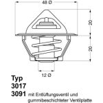 Thermostat, Kühlmittel 3017.87D2 Thermostat, Kühlmittel 3017.87D2