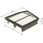 Luftfilter F 026 400 328 Luftfilter F 026 400 328