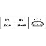 Sensor, Saugrohrdruck 6PP 009 400-431 Sensor, Saugrohrdruck 6PP 009 400-431