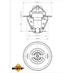 Thermostat, Kühlmittel 725036 Thermostat, Kühlmittel 725036