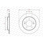 Bremsscheibe DDF2848C Bremsscheibe DDF2848C