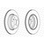Ferodo DDF1244C-1 Bremsscheibe PREMIER Coat+ disc