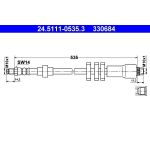 ATE 24.5111-0535.3 Bremsschlauch ATE 24.5111-0535.3 Bremsschlauch