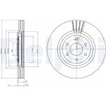 Delphi BG4176 Bremsscheibe