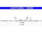 ATE 24.3727-3209.2 Seilzug, Feststellbremse ATE 24.3727-3209.2 Seilzug, Feststellbremse
