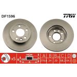 Bremsscheibe DF1596 Bremsscheibe DF1596