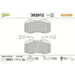 Valeo 302912 Bremsbelagsatz, Scheibenbremse ESSENTIAL