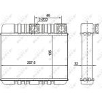 NRF 54277 Wärmetauscher, Innenraumheizung EASY FIT NRF 54277 Wärmetauscher, Innenraumheizung EASY FIT