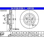 Bremsscheibe 24.0128-0159.1