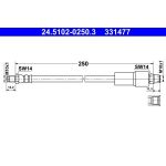 ATE 24.5102-0250.3 Bremsschlauch