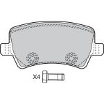Valeo 598928 Bremsbelagsatz, Scheibenbremse Valeo 598928 Bremsbelagsatz, Scheibenbremse