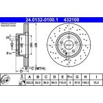 ATE 24.0132-0100.1 Bremsscheibe passend für MERCEDES-BENZ C-Klasse, E-Klasse 322,0x32,0mm, 5x112,0, gelocht/innenbel., beschichtet, legiert/hochgekohlt ATE 24.0132-0100.1 Bremsscheibe passend für MERCEDES-BENZ C-Klasse, E-Klasse 322,0x32,0mm, 5x112,0, gelocht/innenbel., beschichtet, legiert/hochgekohlt