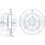 Delphi BG2758 Bremsscheibe Delphi BG2758 Bremsscheibe