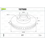 Bremsscheibe 197680 Bremsscheibe 197680
